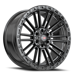 DOORBUSTER PRICING! - Vortek Vrt-604 Wheel 17x9 6x135 & 6x139.7 Satin Black 12mm | 6041795712SB