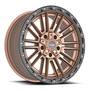Vortek Vrt-604 Wheels Rims 22x10 5x127 (5x5) 5x5.5 (5x139.7) Bronze Black Bead Ring -18mm | 604221043-18MBR