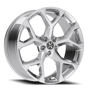 DOORBUSTER PRICING! - Xcess X05 5 Flake Wheel 20x8.5 5x115 Chrome 15mm - FREE T-SHIRT INCLUDED! | X05051515C