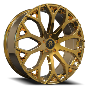 Revenge Rl105 Wheel 22x9 5x112 Gold 35mm - FREE T-SHIRT INCLUDED! | RL105-22905112+35GD