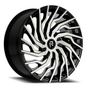 Revenge Rl101 Wheel 26x10 5x127 & 5x139.7 Black Machined 15mm - MINIMUM PURCHASE OF 4 WHEELS - FREE T-SHIRT INCLUDED! | RL101-261051271397+15BM