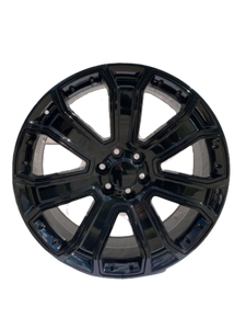 Replica RS-07 Wheels Rims 24x10 6x5.5 (6x139.7) Gloss Black Black Insert 31mm | RS07-2410655+31B/BI