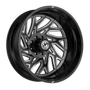 XF Off-Road Xf-229 Dually Wheels Rims 20x8.25 8x6.5 (8x165.1) Black Milled -240mm | 229O208258-240GBML