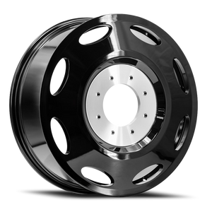 DOORBUSTER PRICING! - Xf Off-Road Inner Dually Wheel 22x8.25 8x200 Gloss Black 115mm | DI228261115GB
