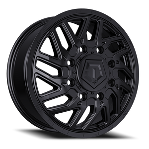 DOORBUSTER PRICING! - Tis 544B Dually Wheel 20x8.25 8x165.1 Gloss Black 127mm - FREE T-SHIRT INCLUDED! | 544B-28299FS