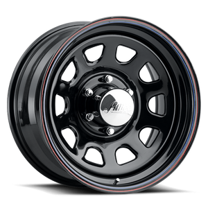 Allied Daytona Wheels Rims 15x10 6x5.5 (6x139.7) Black -38mm | 5250060