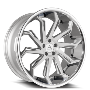 Azad Az1101 Wheels Rims 20x10.5 5x112 Brushed Silver 42mm | AZ1101201055112+42BR/SSL