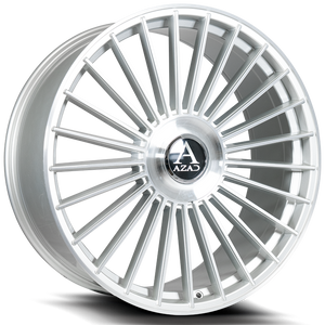 Azad Az25 Wheels Rims 22x10.5 5x112 5x120 Brushed Silver 35mm | AZ25221055112/120+35BR/S