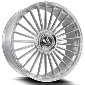 Azad Az25 Wheels Rims 22x10.5 5x112 5x120 Chrome 35mm | AZ25221055112/120+35CHROME