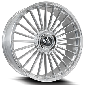 Azad Az25 Wheels Rims 24x9 5x112 5x120 Chrome 30mm | AZ252495112/120+30CHROME