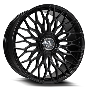 Azad Az301 Wheels Rims 22x10.5 5x127 (5x5) 5x130 Black 40mm | AZ301221055127/130+40GLOSSBLACK