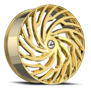 DOORBUSTER PRICING! - Azara Aza-536 Wheel 22x8.5 5x114.3 & 5x120 Nano Gold 38mm | AZA-53622853838NG