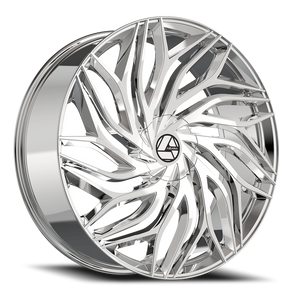 DOORBUSTER PRICING! - Azara Aza-537 Wheel 30x9.5 6x135 & 6x139.7 Chrome 22mm - MINIMUM PURCHASE OF 4 WHEELS | AZA-53730955722C