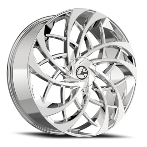DOORBUSTER PRICING! - Azara Aza-540 Wheel 30x9.5 6x135 & 6x139.7 Chrome 22mm - MINIMUM PURCHASE OF 4 WHEELS | AZA-54030955722C