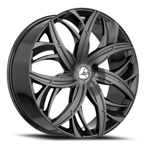 DOORBUSTER PRICING! - Azara Aza-541 Wheel 22x8.5 5x114.3 & 5x120 Gloss Black 38mm | AZA-54122853838GB