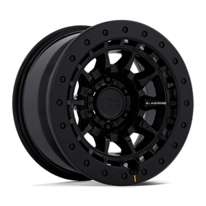 Black Rhino BR016 Tusk Wheels Rims 17x8.5 6x5.5 (6x139.7) Black 0mm | BR016BX17856800