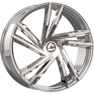 Azara Aza-529 Wheels Rims 22x8.5 5x4.5 (5x114.3) 5x120 Nano Chrome 38mm | AZA-52922853838NCR