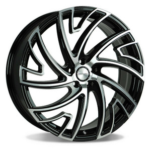 Encore Alloys ENC103 Wheels Rims 20x7.5 5x4.5 (5x114.3) Machined Face Black 40mm | WENC103-3910