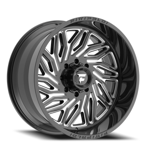 Fittipaldi Offroad Fa13Bm Wheel 24x12 8x180 Gloss Black Milled -44mm | FA13-24128180N44BM