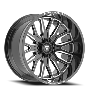 Fittipaldi Offroad Fa18Bm Wheel 20x10 8x180 Gloss Black Milled -19mm | FA18-20108180N19BM