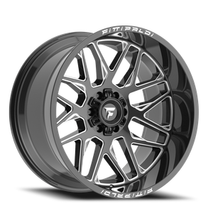 Fittipaldi Offroad Fa19Bm Wheel 20x10 8x180 Gloss Black Milled -19mm | FA19-20108180N19BM