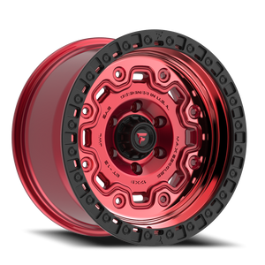 Fittipaldi Offroad Ft100Rtb Wheel 18x9 6x135 Red w/ Black Lip 18mm | FT100-18906135P18RTB