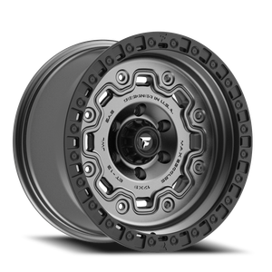Fittipaldi Offroad Ft100Ab Wheel 18x9 8x165.1 Anthracite w/ Black Ring 18mm | FT100-18908165P18AB