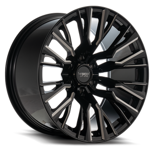 Force Off-Road F48 Wheel 20x10 6x139.7 Gloss Black Milled -12mm