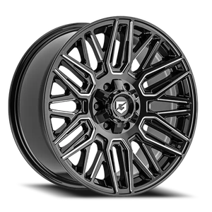 DOORBUSTER PRICING! - Gear Off Road 770Bm Wheel 18x9 6x135 & 6x139.7 Gloss Black Milled 0mm | 770BM-8906800