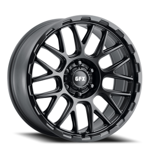 DOORBUSTER PRICING! - G-Fx Tm7 Wheel 17x9 6x139.7 Matte Black 12mm | TM7 790-6139-12 MB