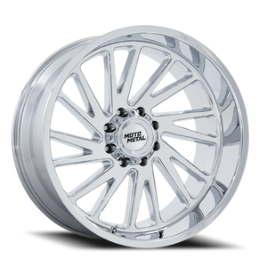 Moto Metal Mo811 Combat Wheel 22x10 8x165.1 Chrome -18mm - FREE T-SHIRT INCLUDED! | MO811PX22108018N