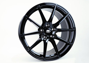 Mst Delta Wheels Rims 18x9.5 5x4.5 (5x114.3) Black 38mm | D1-89565-38-BLK