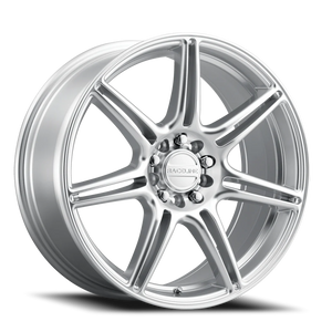 DOORBUSTER PRICING! - Raceline Apex Wheel 16x7 5x110 & 5x115 Hyper Silver 40mm - FREE T-SHIRT INCLUDED! | 148HS-67086+40