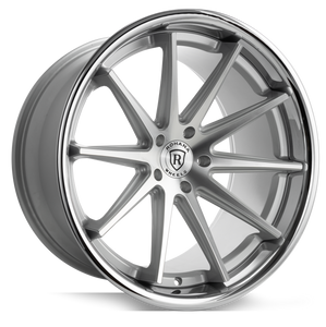 Rohana Rfc10 Wheels Rims 22x9 5x120 Machined Silver Chrome Lip 15mm | RFC102295120MS15