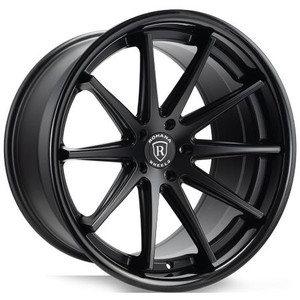 Rohana Rfc10 Wheels Rims 22x9 5x4.5 (5x114.3) Black 35mm | RFC102295114MB35