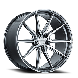 Vossen Hf3 Wheel 20x10.5 5x112 Gloss Graphite Polished 30mm - FREE T-SHIRT INCLUDED! | HF3-0M26