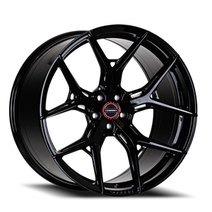 Vossen Hf5 Wheel 24x10 5x130 Gloss Black 15mm - FREE T-SHIRT INCLUDED! | HF5-4P60