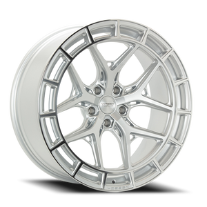 Vossen Hfx1 Wheel 22x10.5 5x120 Silver Polished 38mm - FREE T-SHIRT INCLUDED! | HFX1-2B44