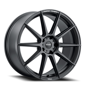 DOORBUSTER PRICING! - Vöxx Lucca Wheel 18x8.5 5x114.3 Matte Black 35mm | LUC 885-5114-35 MB