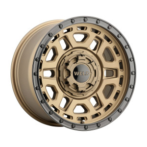 WELD Off-Road Crux Wheels Rims 22x10 5x127 (5x5) 5x5.5 (5x139.7) Bronze Black Ring -18mm | W12020057475