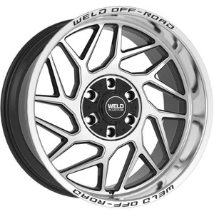 WELD Off-Road Fulcrum Wheels Rims 20x9 6x135 6x5.5 (6x139.7) Black Machined 0mm | W11809098500