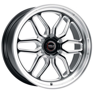 WELD Performance Laguna 6 Wheels Rims 22x9 6x135 Black Milled 25mm | S10929084P25