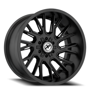 DOORBUSTER PRICING! - Xf Off-Road Xf-230 Wheel 17x9 5x127 & 5x139.7 Satin Black 0mm | XF-2301790430SB