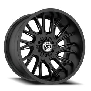 DOORBUSTER PRICING! - Xf Off-Road Xf-230 Wheel 18x9 5x127 & 5x139.7 Satin Black 0mm | XF-2301890430SB