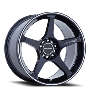 Motegi Mr159 Battle V Wheel 18x9.5 5x120 Obsidian Blue w/ Machined Lip Stripe 35mm - FREE T-SHIRT INCLUDED! | MR159LD18955235