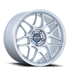 Motegi Mr158 Tsubaki Wheel 18x10.5 5x120 Hyper Silver w/ Machined Lip 35mm - FREE T-SHIRT INCLUDED! | MR158SD18055235