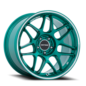 Motegi Mr158 Tsubaki Wheel 18x10.5 5x114.3 Hokkaido Green w/ Machined Lip 25mm - FREE T-SHIRT INCLUDED! | MR158ED18051225