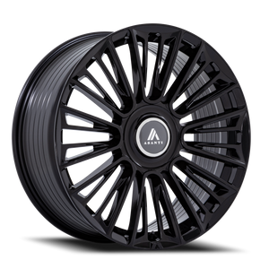Asanti Ab049 Premier Wheel 22x9.5 5x120 & 5x127 Gloss Black 30mm - FREE T-SHIRT INCLUDED! | AB049BX22952830