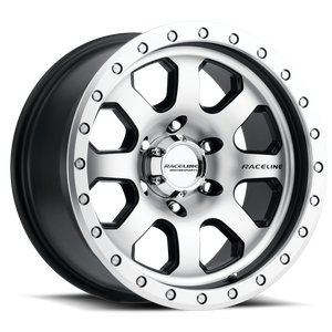 Raceline Avenger Wheels Rims 18x9 8x180 Machined W/ Clear Coat 0mm | 959MC-89088-00