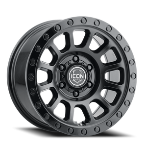 DOORBUSTER PRICING! - Icon Alloys Hulse Wheel 17x8.5 5x139.7 Black 0mm | 8017858647DB